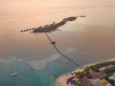 Conrad Maldives Aerial View
