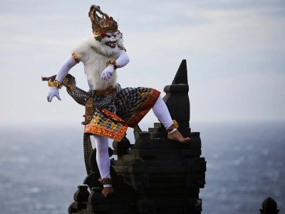 Traditional Kecak Dancer