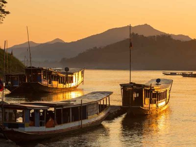 Mekong River Boats