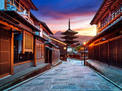 Sannen Zaka Street in Kyoto