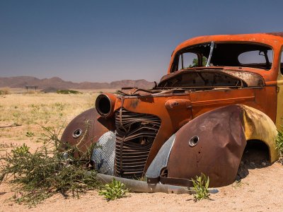 Old Car on Route 66