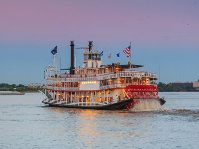 Paddle Steamer on the Mississippi