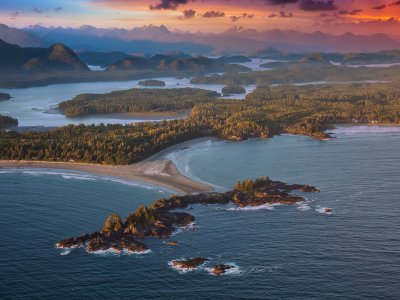 Sunset over Tofino