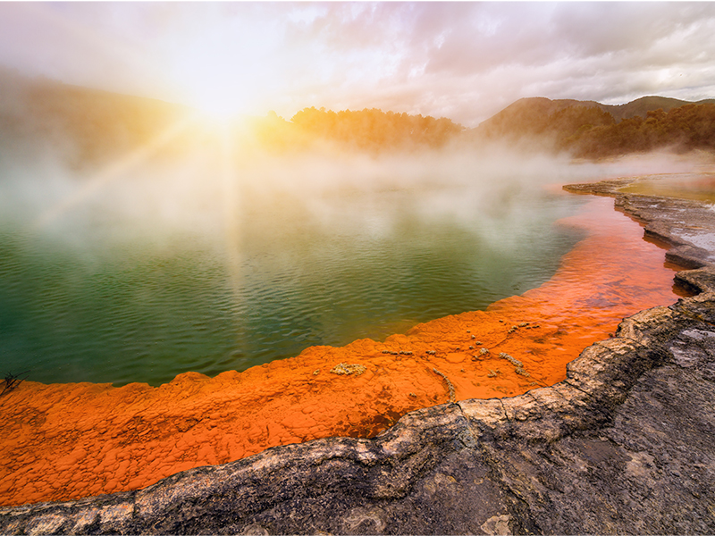 Geyser hot springs 